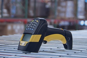 Barcodescanner auf Rollband